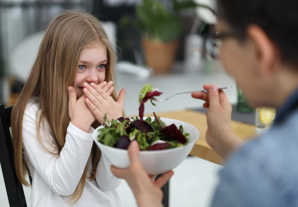 child refuses dinner